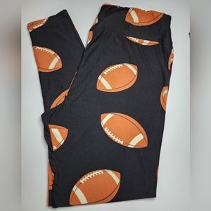 Lularoe Football Leggings • TC2 • Sizes : 18+